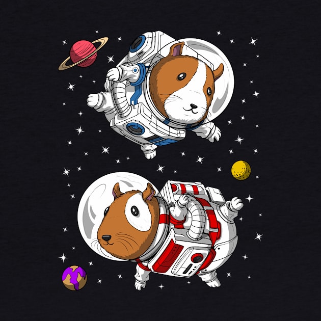 Guinea Pig Space Astronaut by underheaven